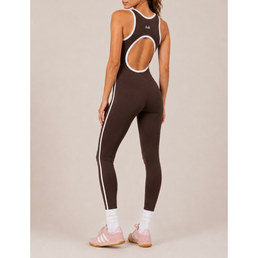 aura jumpsuit espresso
