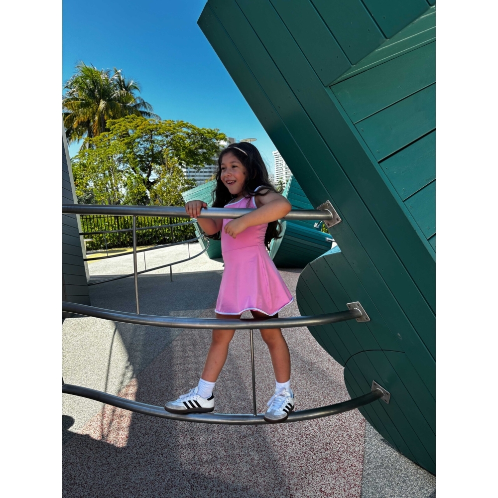 racket dress pink